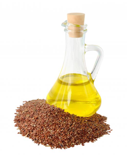 Flax seed oil can be used in a homemade hair spray.