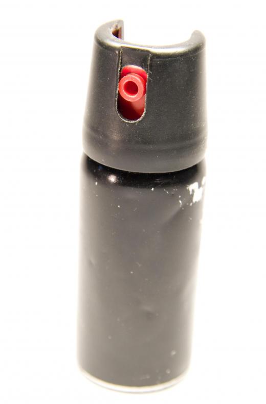 Cylindrical cosmetics tubes may be used to hide self-defense products like pepper spray.