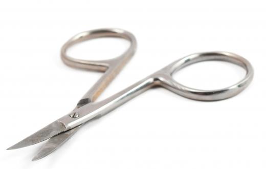 Nail scissors can be used to remove hangnails.