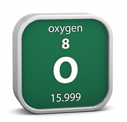 Oxygen is combined with hydrogen to create hydrogen peroxide.