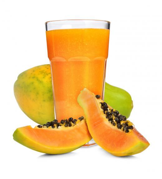 Natural enzymes can be found in papaya.