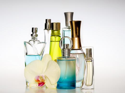 Perfume often comes in bottles that have an atomizer.