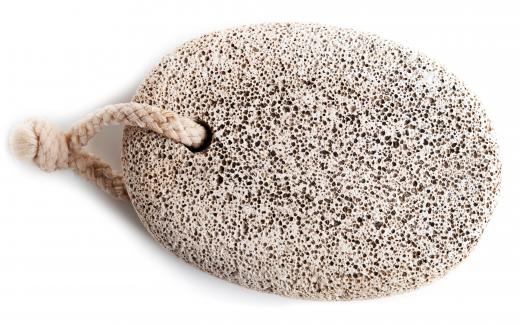 A pumice stone, which can be used to smooth feet.