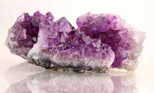 Amethyst is often used for healing and intelligence.