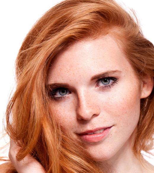 People with green eyes might try red hair coloring.