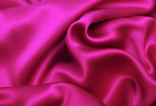 Silk fabric.