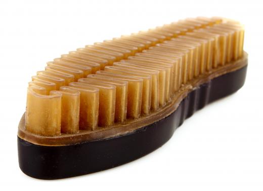 Suede shoe brush.