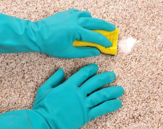 Wearing rubber gloves while cleaning can help keep cuticles healthy.