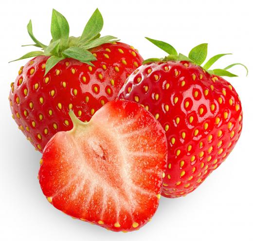 Strawberries, which are used to make strawberry perfume.