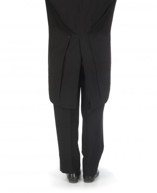 For men, wearing a white tie also means wearing a tailcoat.