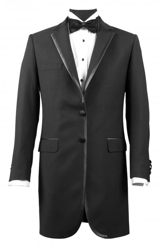 A tuxedo, which should always be taken to a dry cleaner.