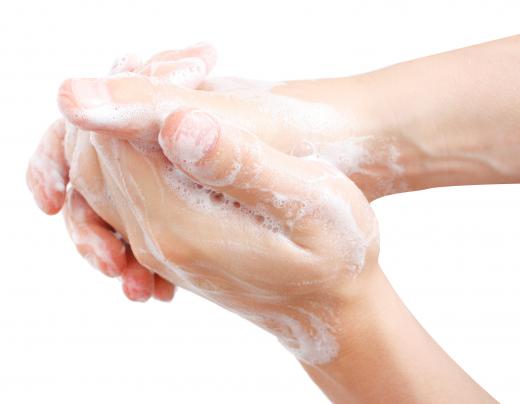 Hands should be thoroughly dried after washing.