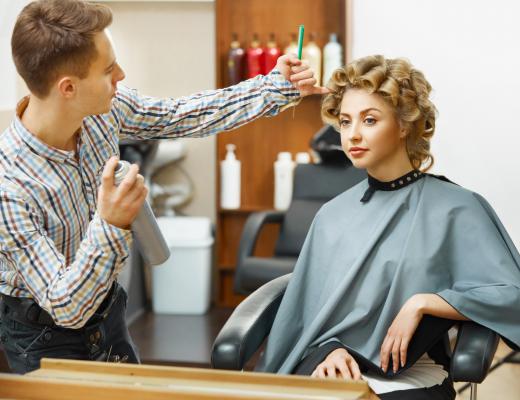 Hairstylists who work at higher end salons tend to expect a larger tip.