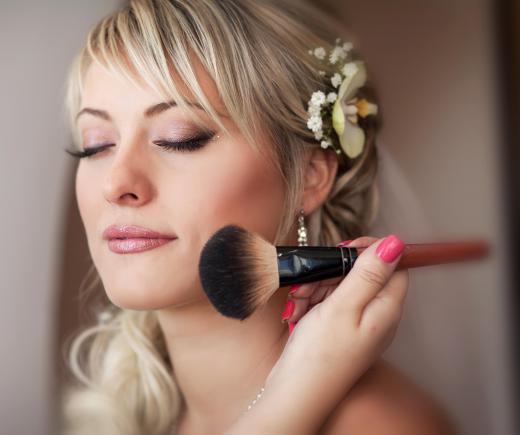 Some face powders are formulated to help counter oiliness or redness.